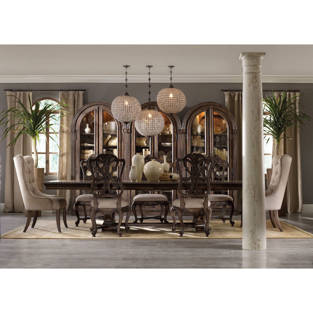 Hooker Furniture Rhapsody Bunching Curio in Rustic Walnut