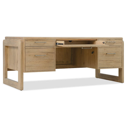 Kalamazoo Executive Desk in Natural Wood Finish by Hooker Furnishings