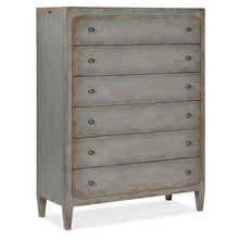 Hooker Furniture Bedroom Ciao Bella Six-Drawer Chest- Speckled Gray