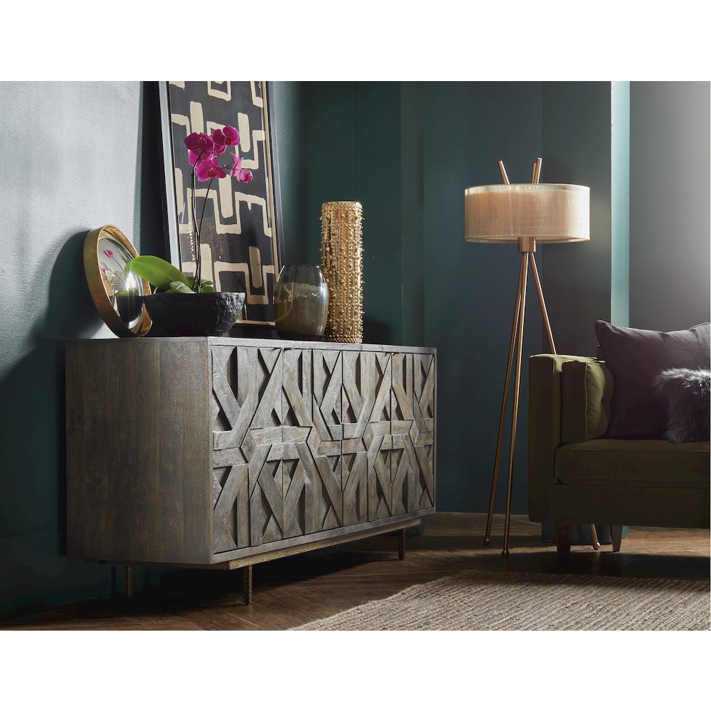 Commerce & Market Layers Credenza in Brown Wood by Hooker Furniture