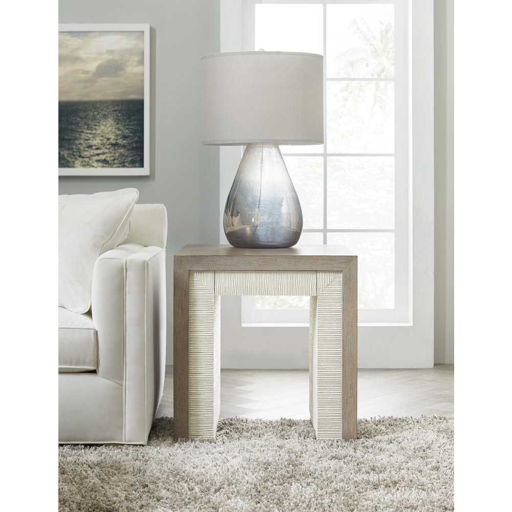 Serenity Skipper End Table in Gray Wood by Hooker Furniture