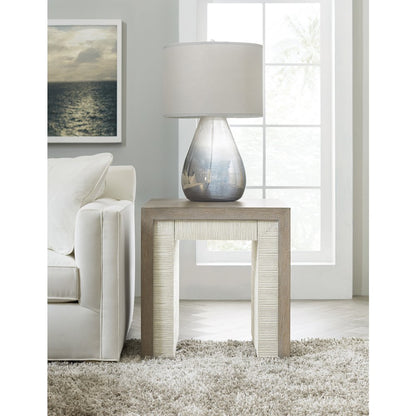 Serenity Skipper End Table in Gray Wood by Hooker Furniture