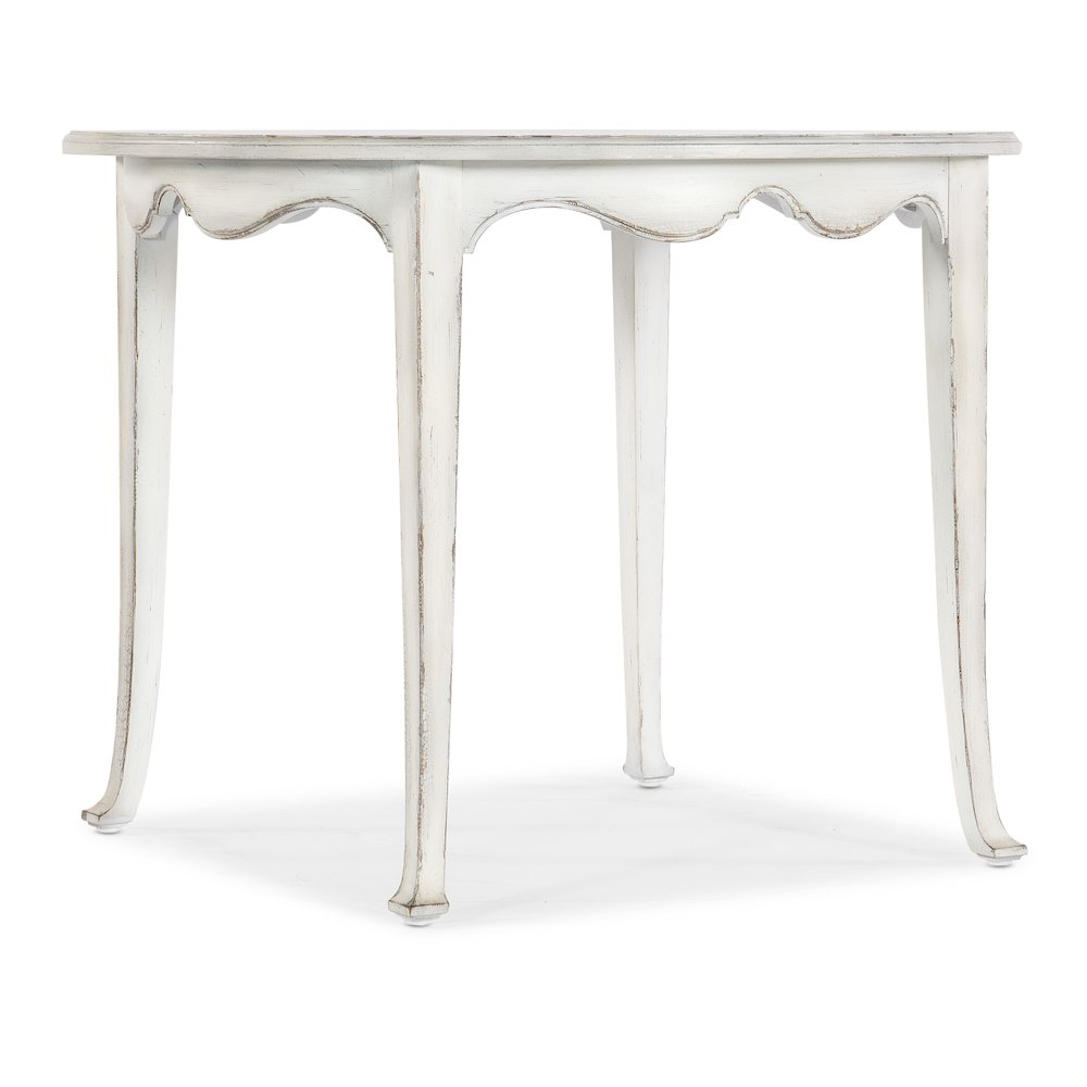 Charleston Wood Breakfast Table in Magnolia White by Hooker Furnishings