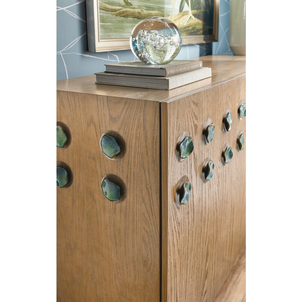 Commerce & Market Pilea Entertainment Credenza in Natural Wood by Hooker
