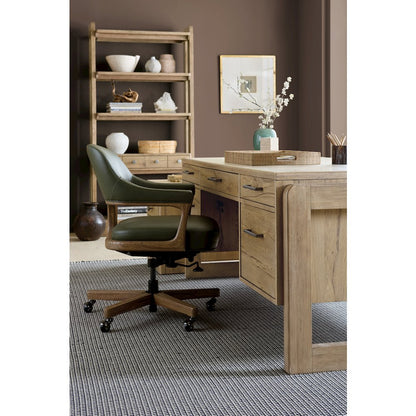 Kalamazoo Executive Desk in Natural Wood Finish by Hooker Furnishings