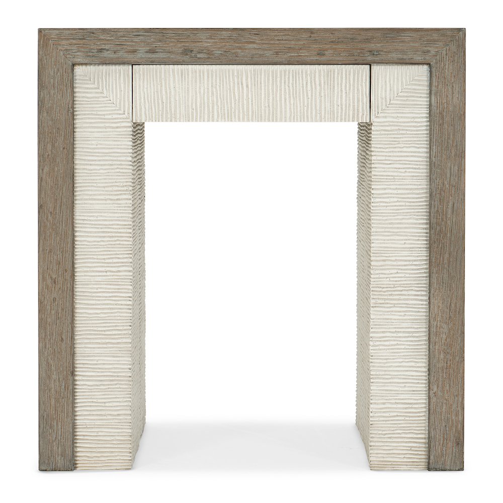 Serenity Skipper End Table in Gray Wood by Hooker Furniture
