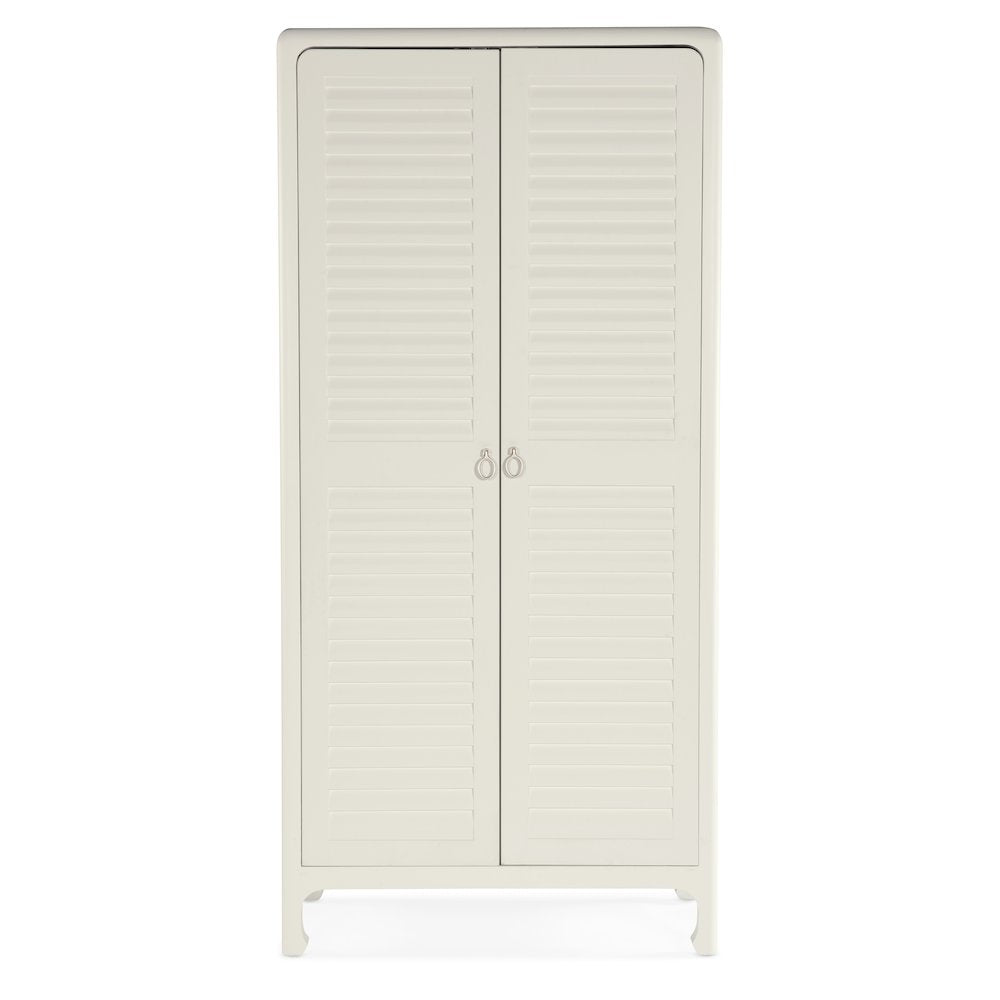 Hooker Furniture Serenity Cape May Wardrobe Armoire White Shell/Light Champagne