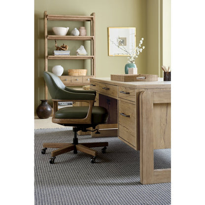 Kalamazoo Executive Desk in Natural Wood Finish by Hooker Furnishings