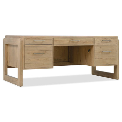 Kalamazoo Executive Desk in Natural Wood Finish by Hooker Furnishings