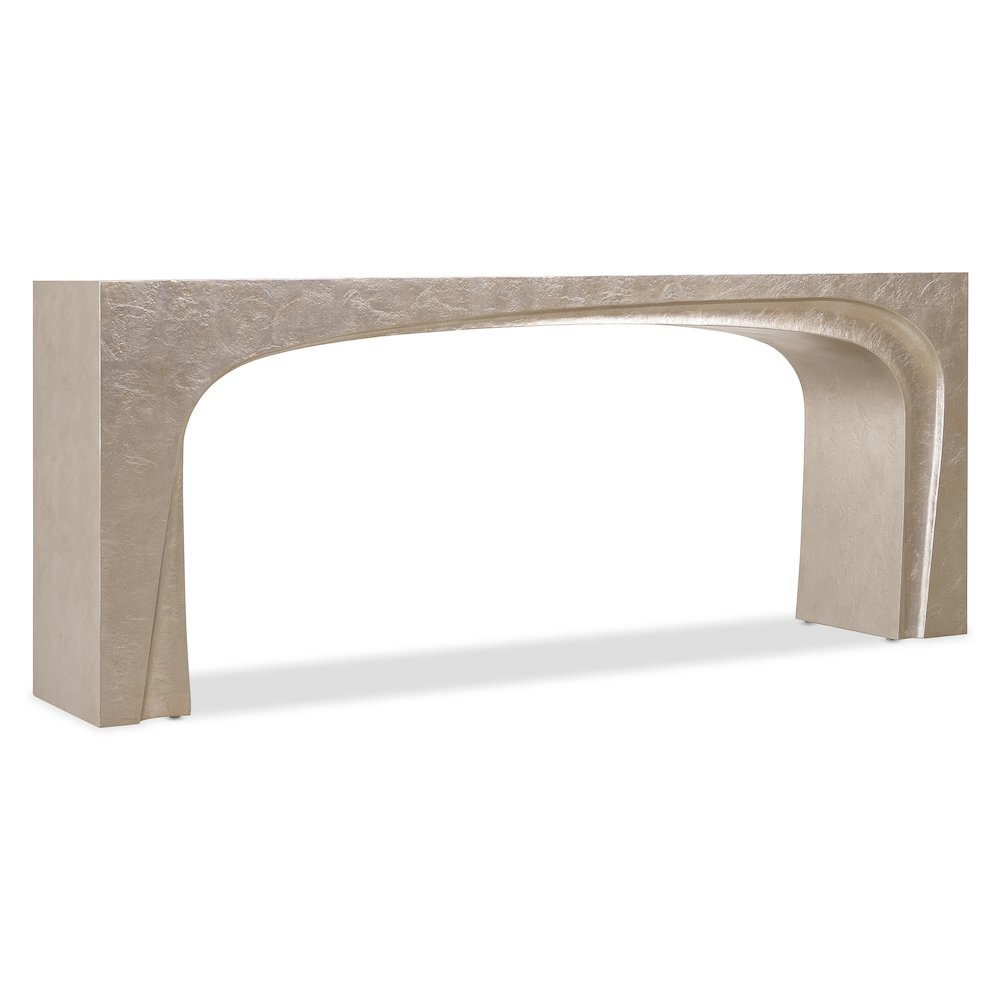 Westwood Console Table with Silver Leaf Plating by Hooker Furnishings