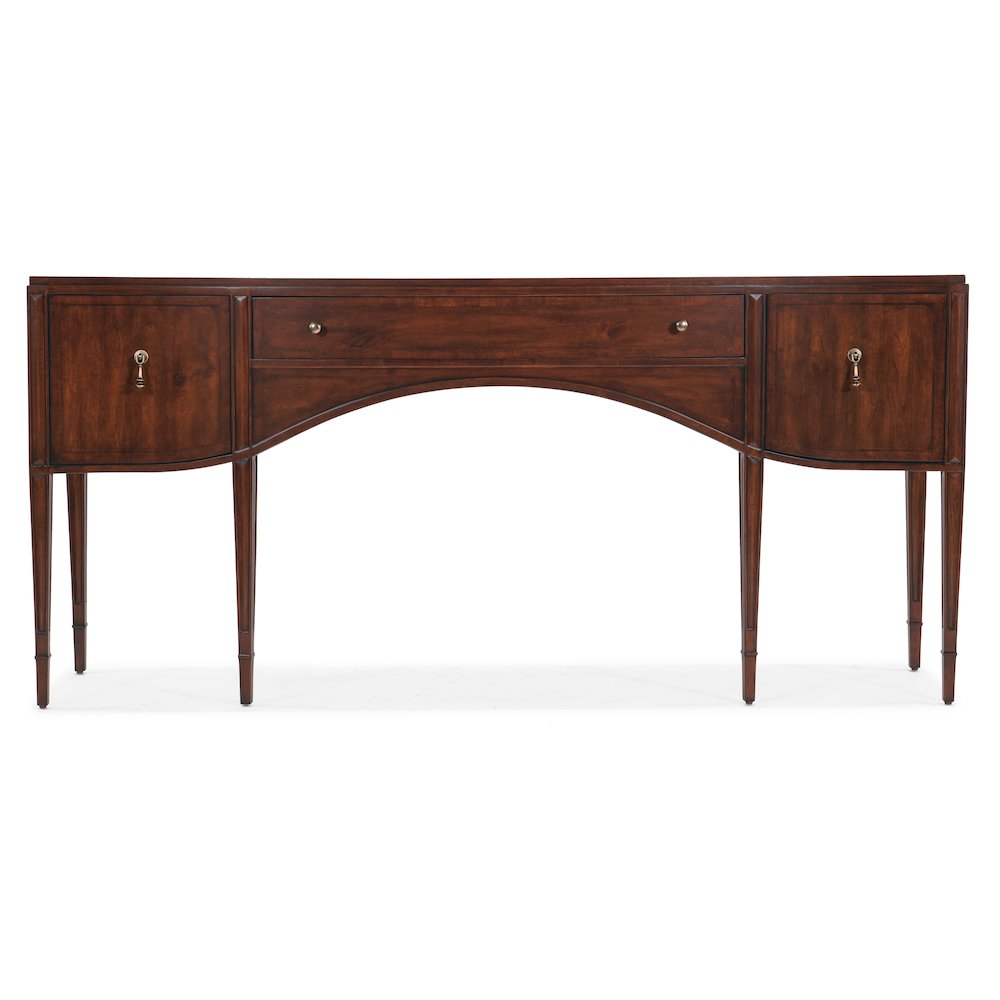 Charleston Wood Console Table in Cherry Brown Finish by Hooker Furniture