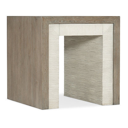 Serenity Skipper End Table in Gray Wood by Hooker Furniture