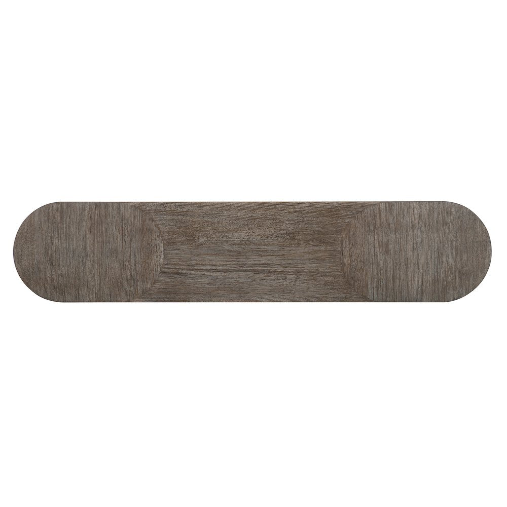 Modern Mood Wood Console Table in Brown by Hooker Furniture