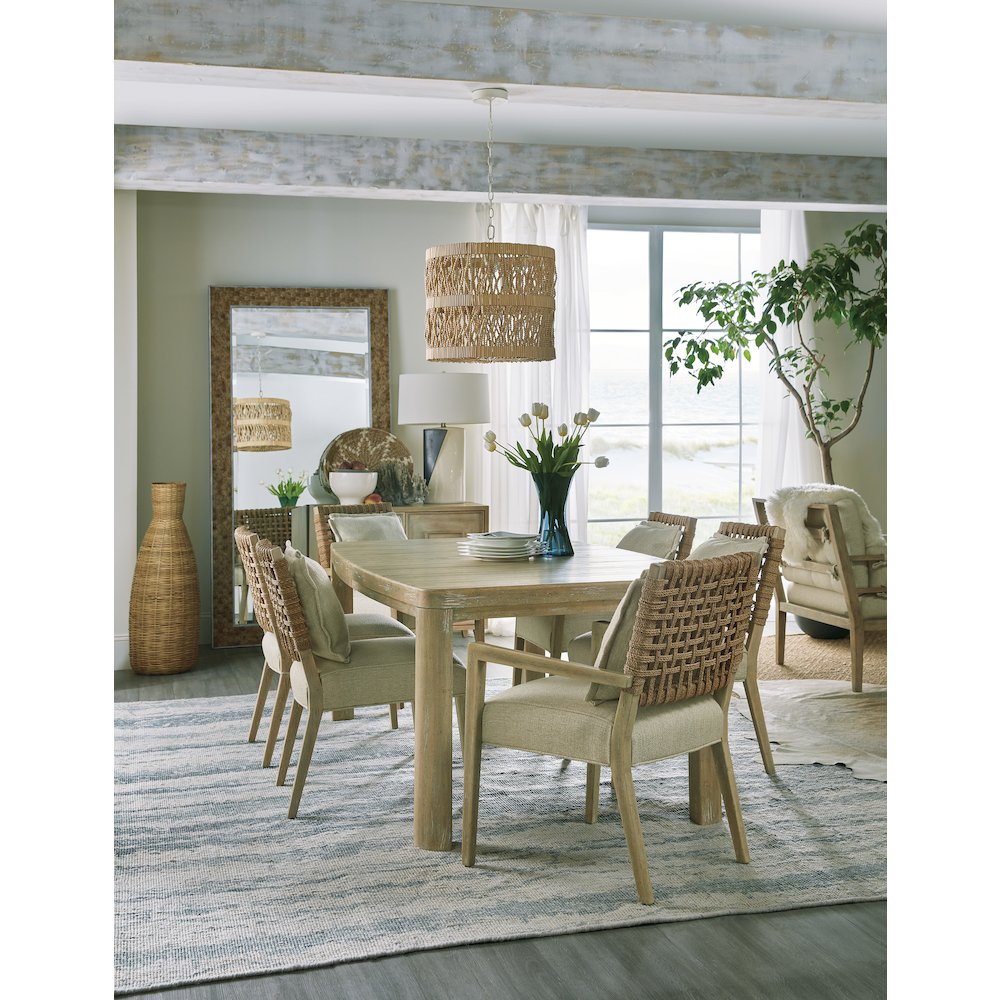 Hooker Furniture Dining Room Surfrider Woven Back Side Chair