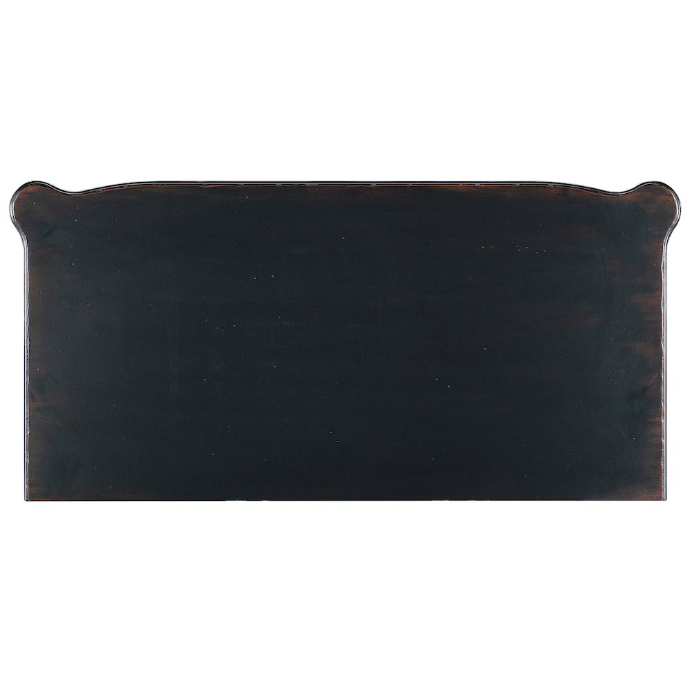 Hooker Furniture Charleston 5-Drawer Wood Chest in Black Cherry