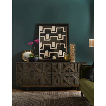 Commerce & Market Layers Credenza in Brown Wood by Hooker Furniture
