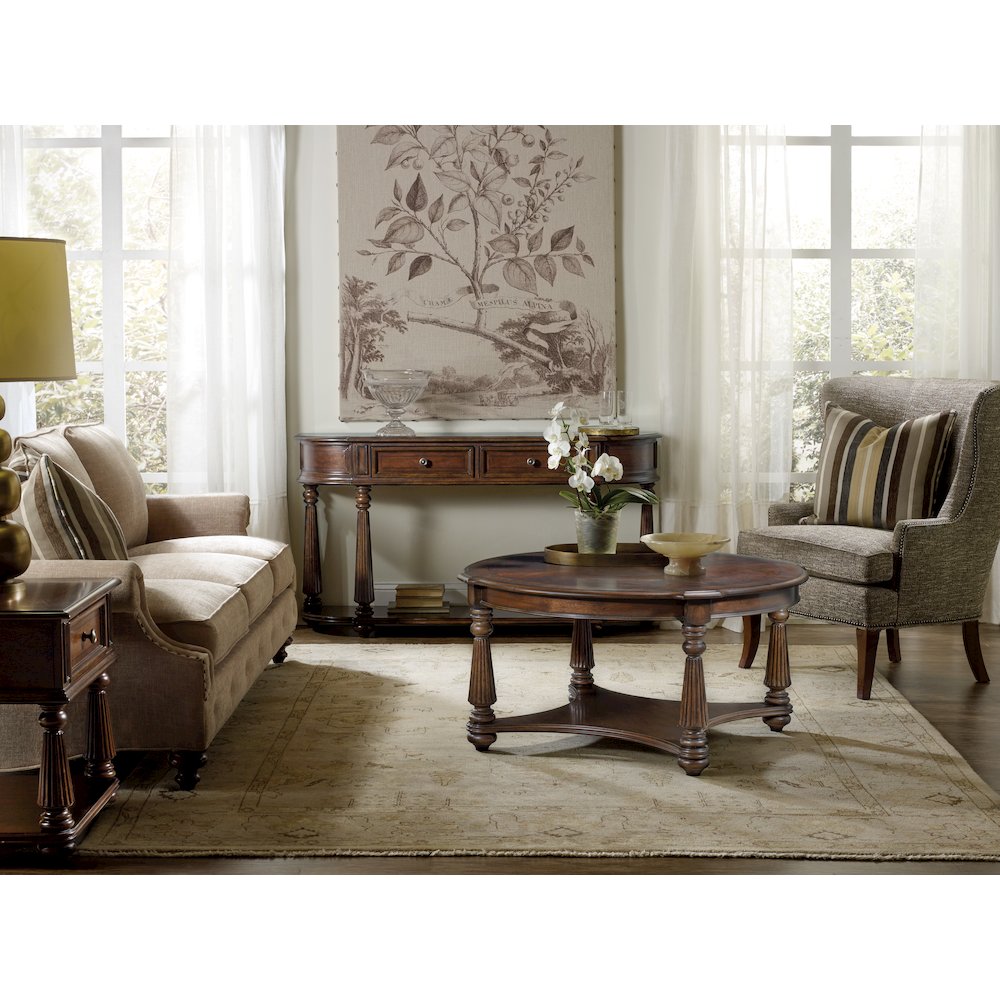 Leesburg Demilune Hall Console