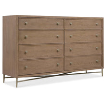 Sonnet Eight-Drawer Dresser in Medium Brown Wood by Hooker Furnishings