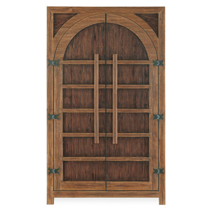 Hooker Furniture Big Sky Veneers and Solid Wood Wardrobe in Brown