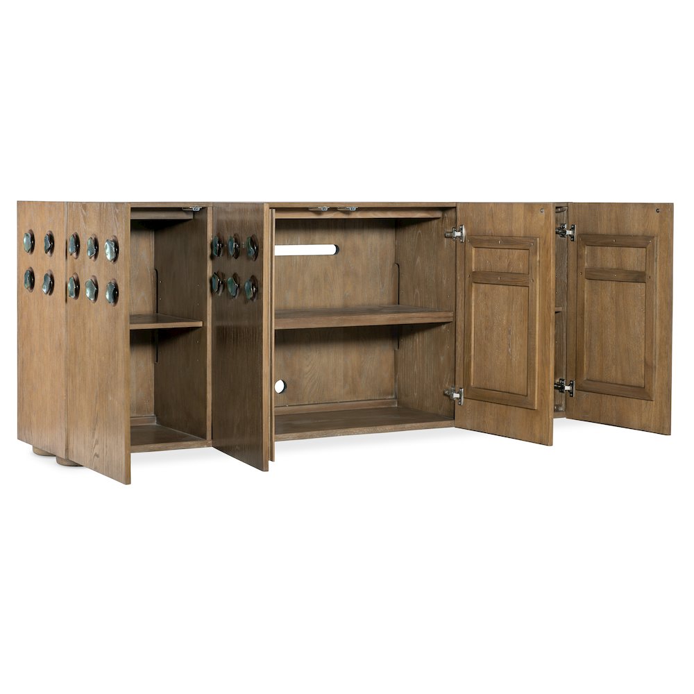 Commerce & Market Pilea Entertainment Credenza in Natural Wood by Hooker