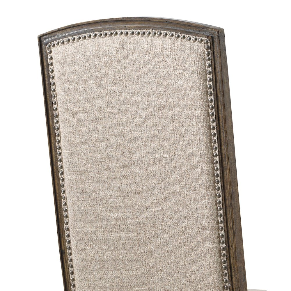 Hooker Furniture Rhapsody Insignia  Dining Chair in Rustic Walnut