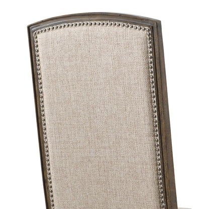 Hooker Furniture Rhapsody Insignia  Dining Chair in Rustic Walnut