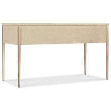 Melange Flourish Dressing Table with Marble Top on a Natural Base by Hooker