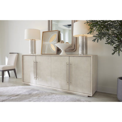 Modern Mood Wood Entertainment Console in Natural by Hooker Furniture