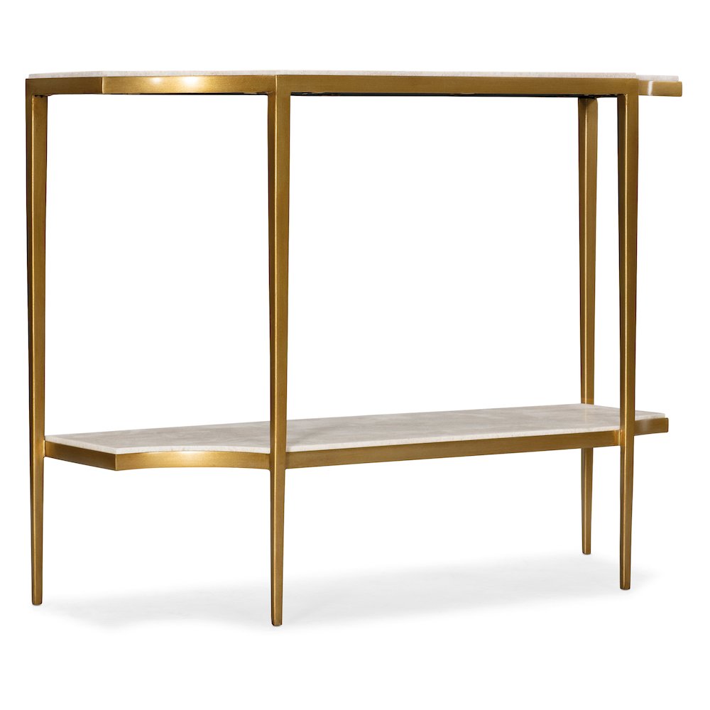 Commerce & Market Stone Console Table in Gold by Hooker Furniture