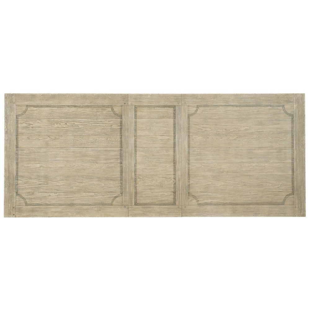 Hooker Furniture Dining Room Ciao Bella 84in Trestle Table -Flaky White/Black