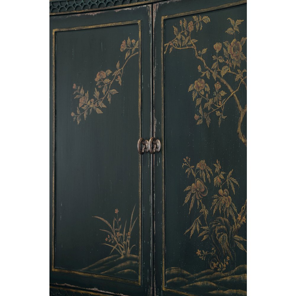 Charleston Two-Door Wood Accent Chest in Charleston Green by Hooker Furniture