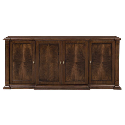 Archives Buffet in Dark Natural Wood Finish by Hooker Furnishings