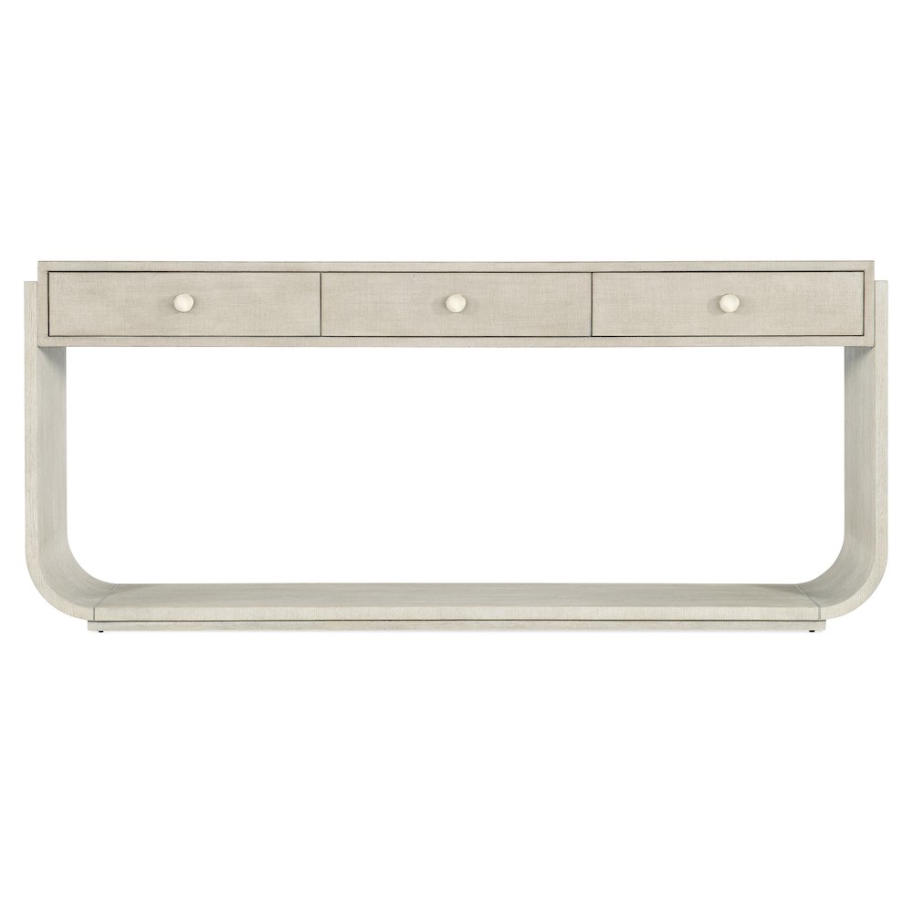 Modern Mood Wood Console Table in Natural by Hooker Furniture