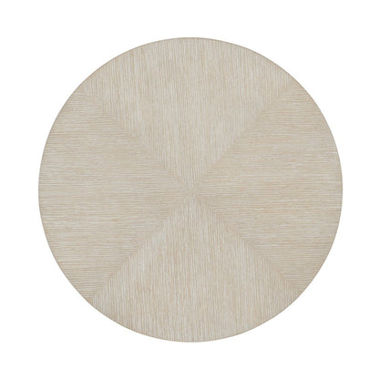 Modern Mood Round Wood Nightstand in Natural by Hooker Furniture