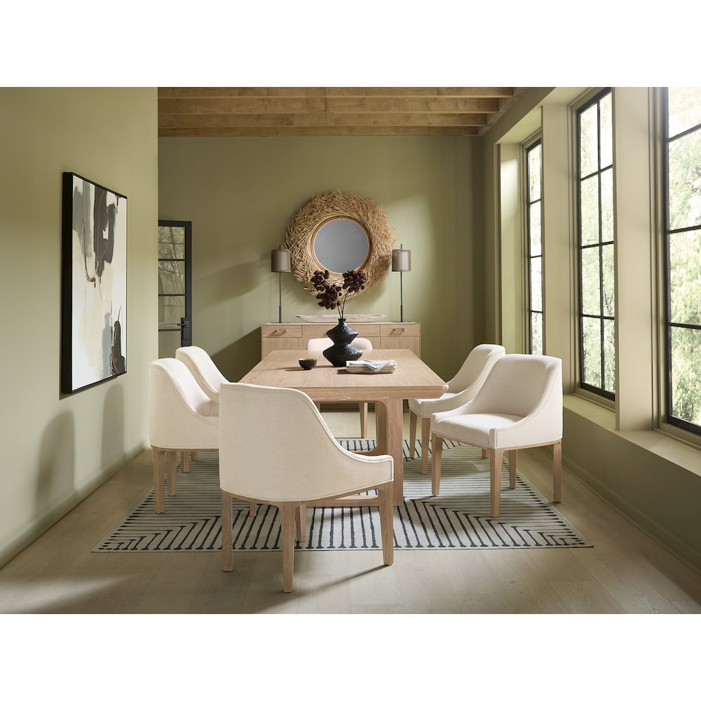 Banyon Bay Rectangle Dining Table w/ Two 20-in Leaves in Natural Wood by Hooker