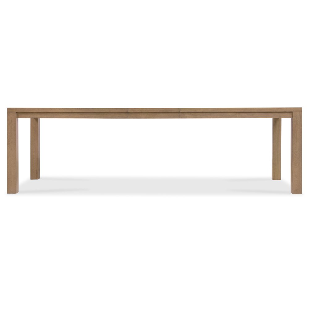 Sonnet Rectangle Dining Table w/ 18" Leaf in Medium Brown Wood by Hooker