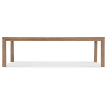 Sonnet Rectangle Dining Table w/ 18" Leaf in Medium Brown Wood by Hooker