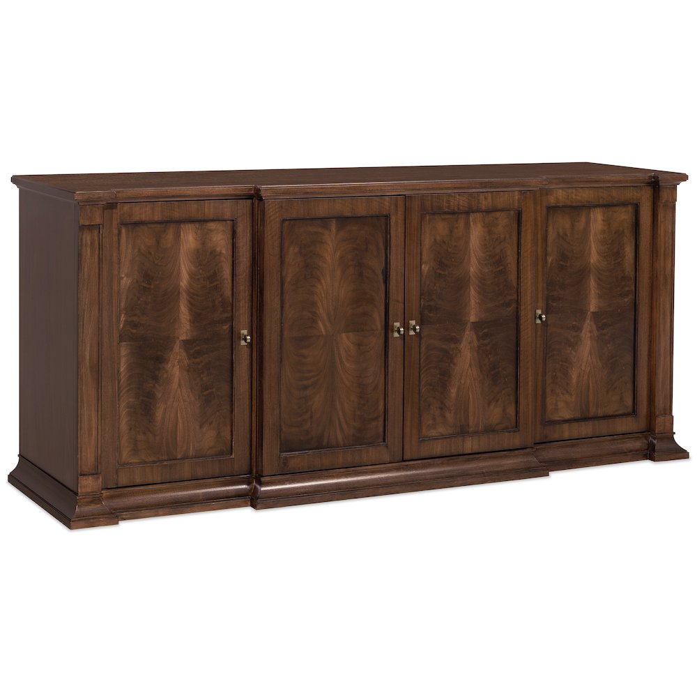 Archives Buffet in Dark Natural Wood Finish by Hooker Furnishings