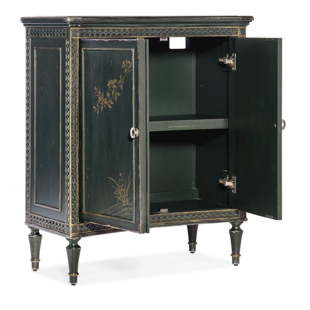 Charleston Two-Door Wood Accent Chest in Charleston Green by Hooker Furniture