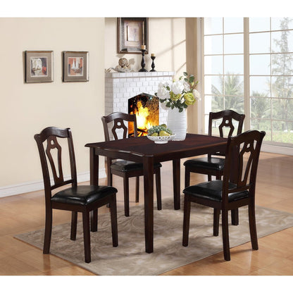 Bell Cherry Espresso Dining Set