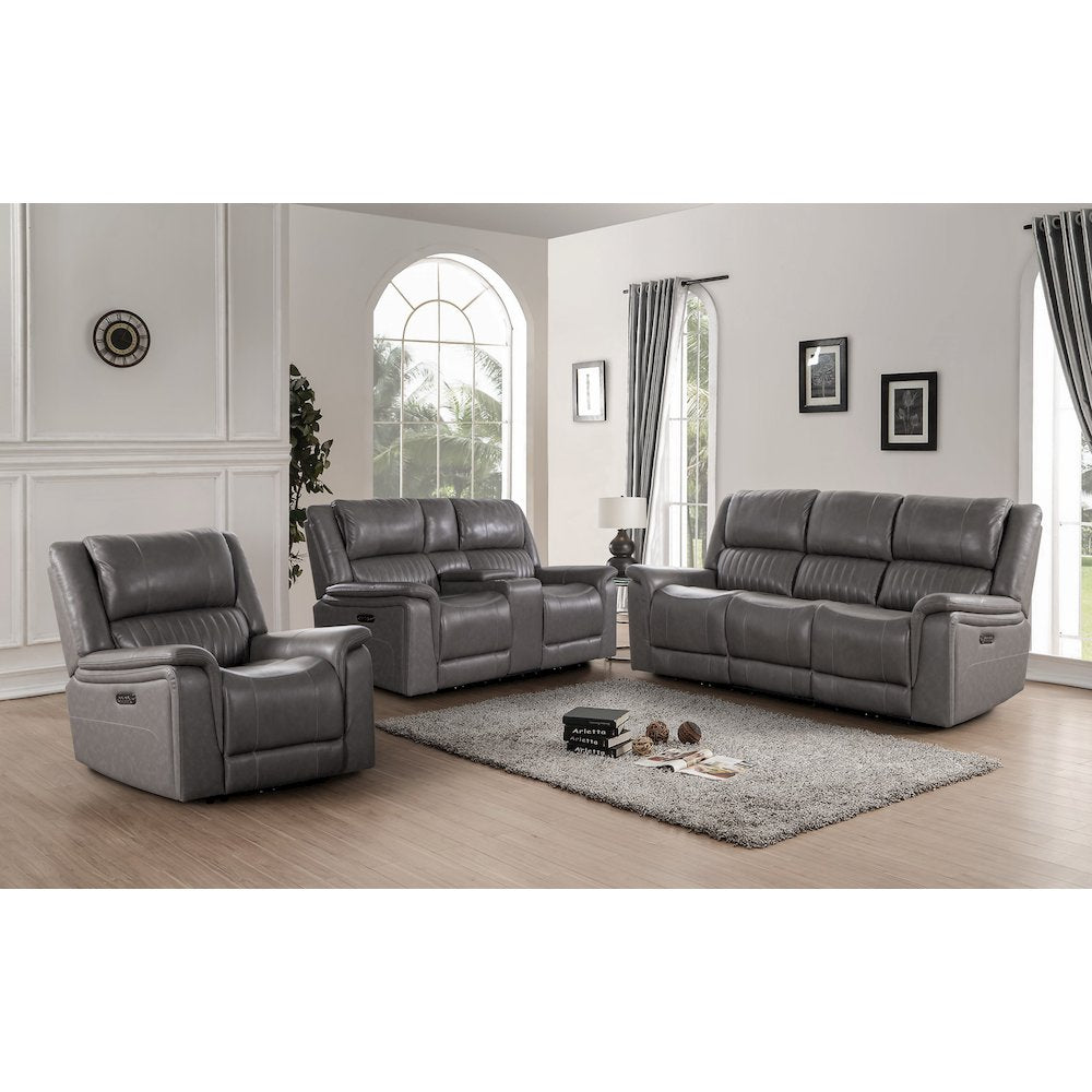 Palmer Top Grain Italian Leather Recliner Chair