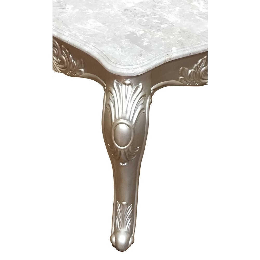Emily Carved Wood End Table