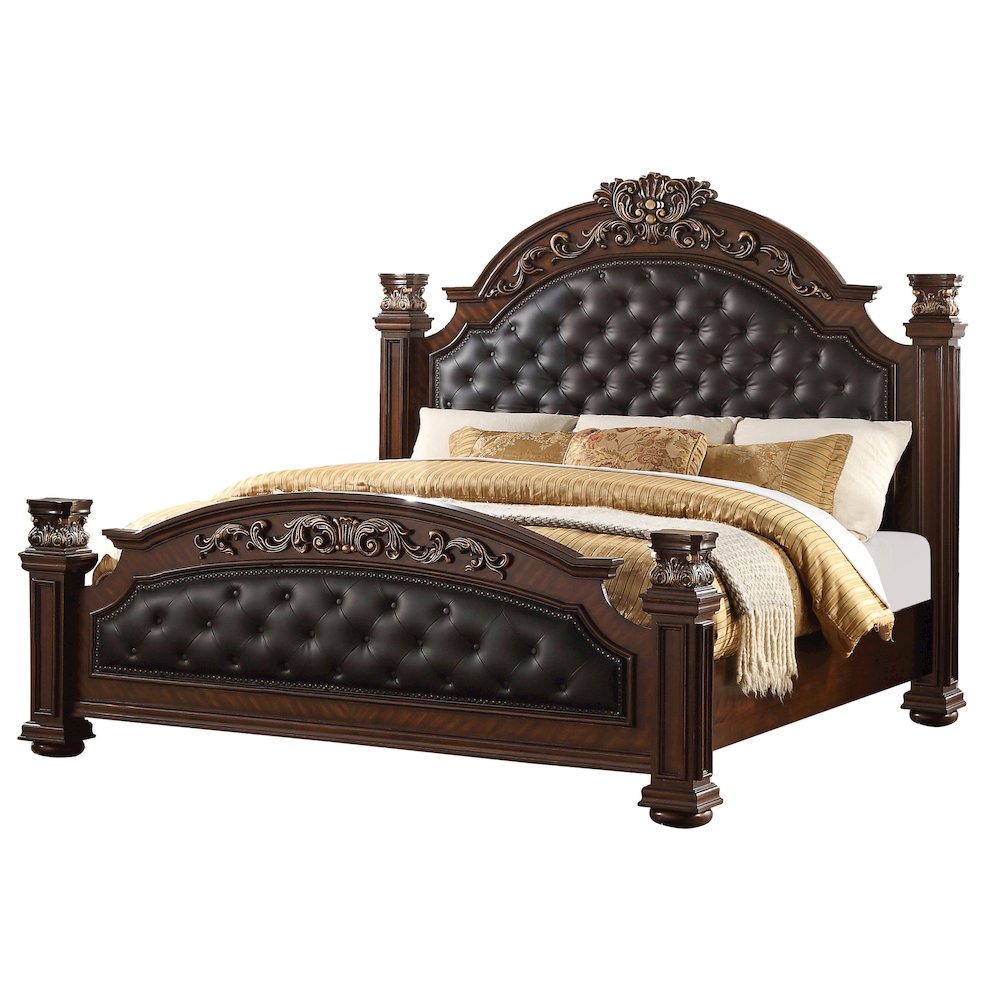 Aspen Classic Rich Cherry 5-Piece Bedroom Set, Queen