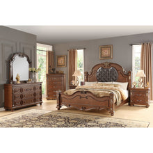 Destiny Contemporary Cherry Wood 4-piece Bedroom Set, Queen