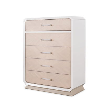 Dior White/Champagne 5-piece Bedroom Set, Queen