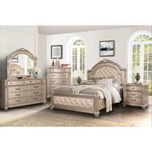 Evelyn Champagne Upholstered 5-piece Bedroom Set, King