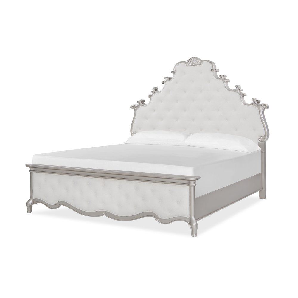 Paris Ivory Panel 5-Piece Bedroom Set, King
