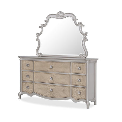 Paris Ivory Panel 4-Piece Bedroom Set, Queen