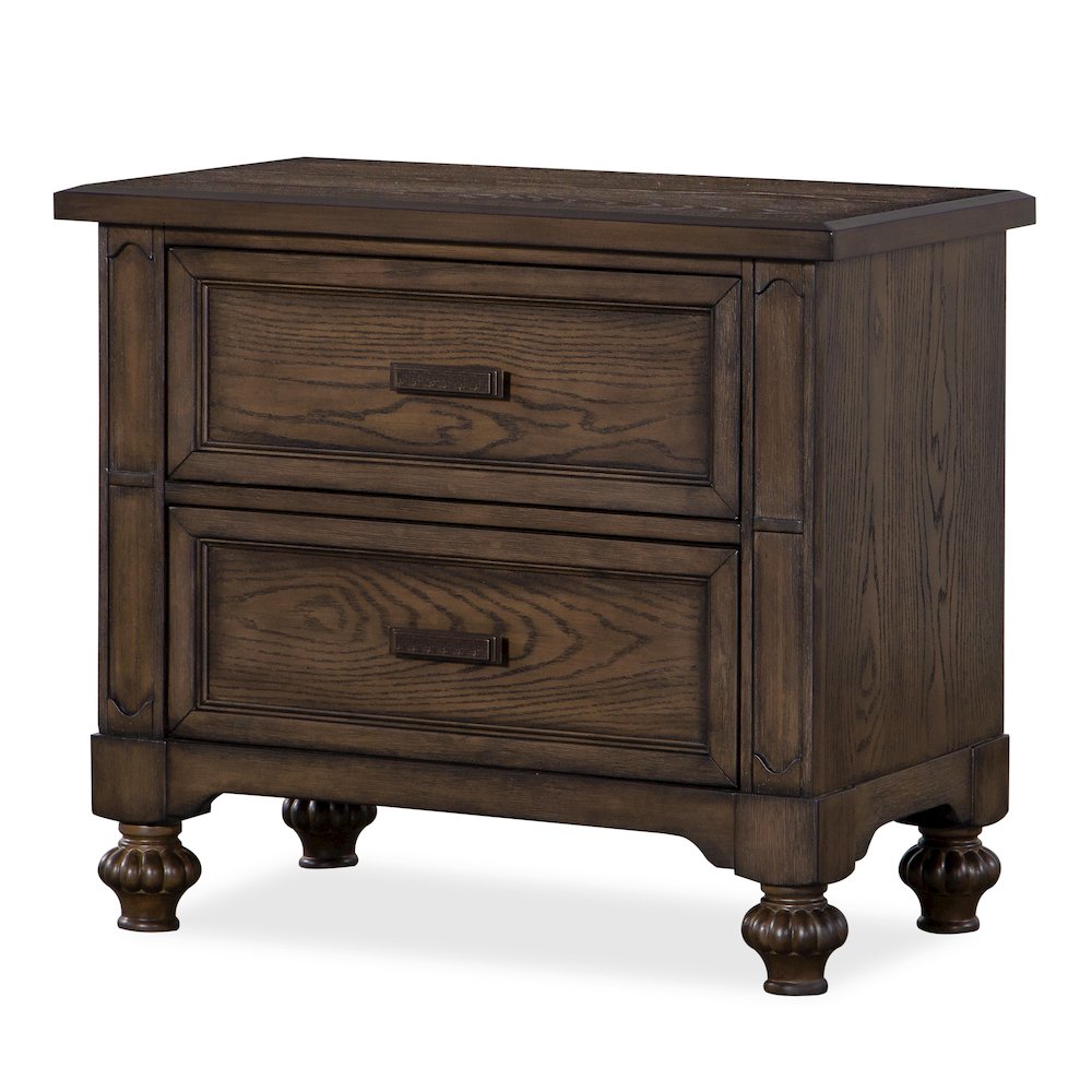 Marina Cherry Brown 5-Piece Bedroom Set, King