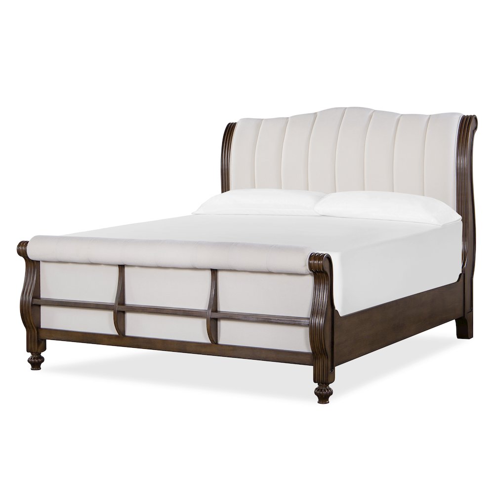 Marina Cherry Brown 4-Piece Bedroom Set, Queen